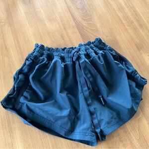 Fabletics Black Athletic Shorts Lightweight Elastic Waist